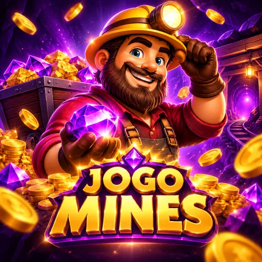 Arte de jogo relacionado com tema de mineração e pedras preciosas