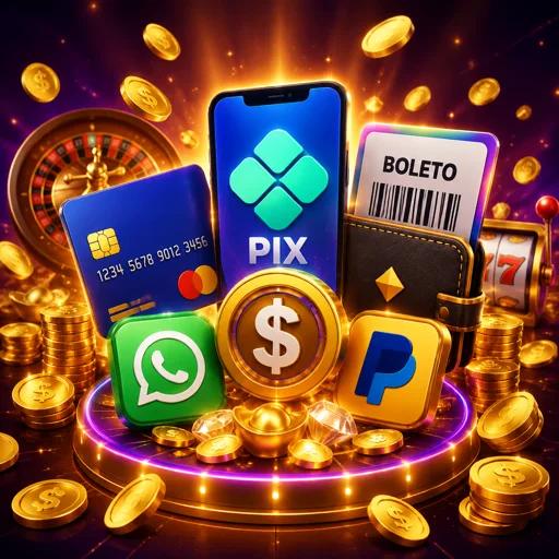 Grade com os métodos de pagamento disponíveis na conta da X55 Arena